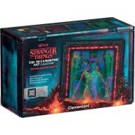 Stranger Things: Lov na Demogorgona, puzzle s 520 dílky s rámem a RGB LED osvětlením – Clementoni