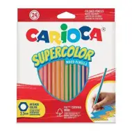Supercolor barevné tužky 24ks sada - Carioca
