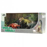 Svět zvířat: Dinosauři - sada 4 kusů hraček