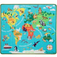 Světový koberec pro hraní 100x90cm - Melissa &amp; Doug