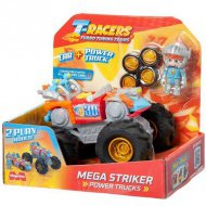 T-Racers: 2 v 1 Mega Striker super terénní vozidlo s figurkou