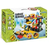 Třípatrová servisní garáž s auty a doplňky - Wader