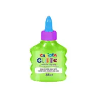 Třpytivé tekuté neonově zelené lepidlo 88ml - Carioca