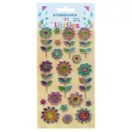 The Littlies: Květinová 3D puffy nálepka sada 10x22cm rozsah