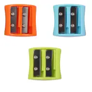 The Littlies: Plastový ořezávátko se dvěma otvory v různých variantách