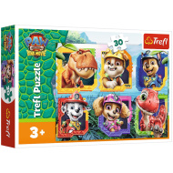Tlapková patrola – Ostrov dinosaurů, puzzle o 30 dílcích - Trefl
