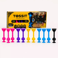 Tossit Family Pack – růžové, fialové, modré, žluté šipky s přísavkami