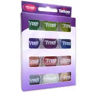 TyToo: Sada třpytek základní barvy 12x2,5ml