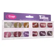 TyToo: Výběr teplých barev sady třpytky 12x2,5ml