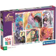 Unicorní Akademie spolu s jednorožci 104dílné Supercolor puzzle - Clementoni