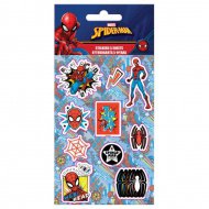 Úžasný Spiderman samolepící nálepky set 8x12cm obsahuje 5 ks