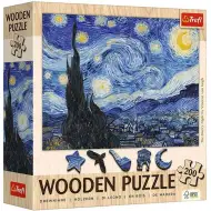 Van Gogh: Hvězdná noc 200dílné dřevěné puzzle - Trefl
