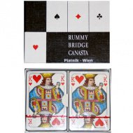 Vídeňské standardní karty Rummy 2*55 karet - Piatnik