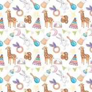 Vítej! Unisex balicí papír s dětským motivem 100x70 cm