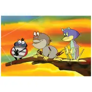 Vodní pavouk - zázračný pavouk IV. (Mrak nad jezerem) diapozitiv