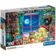 Výhled na Měsíc 500dílné HQC kompaktní puzzle - Clementoni