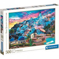 Výhled na ostrov Santorini HQC puzzle 500 ks - Clementoni