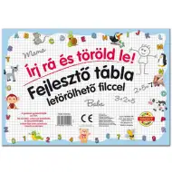 Vývojová kreslící tabulka s mazatelným fixem: Tvary - D-Toys