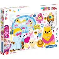 Wellness pro domácí mazlíčky puzzle s 104 dílky a strasovými kameny - Clementoni