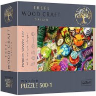 Wood Craft: Barevné koktejly dřevěné puzzle 500+1 ks - Trefl