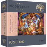 Wood Craft: Kouzelný pokoj 1000ks prémiové dřevěné puzzle - Trefl