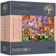 Wood Craft: Magický svět dřevěné puzzle 500+1 dílků - Trefl