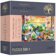 Wood Craft: Pobřežní chata z dřevěných puzzle 500+1 ks - Trefl