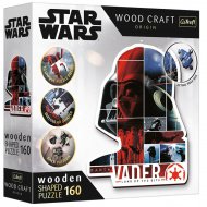 Wood Craft: Star Wars - Darth Vader 160 kusů prémiové dřevěné puzzle - Trefl