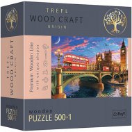 Wood Craft: Westminster, Big Ben, Londýn dřevěné puzzle 500+1 ks - Trefl