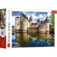 Zámek Sully-sur-Loire ve Francii puzzle 3000 kusů - Trefl