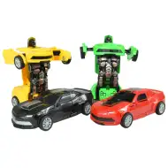 Závodní auto: Transformující se robotické auto na setrvačník v několika verzích 13cm