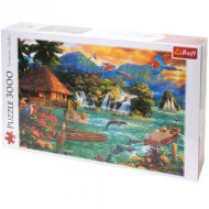 Život na ostrově puzzle 3000 ks - Trefl