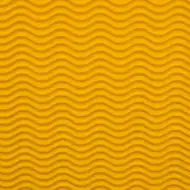 Žlutá dekorace 3D vlnitá lepenka B2 50x70cm 1ks