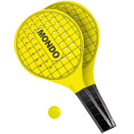 Žlutá padelová raketa - sada na plážový tenis - Mondo Toys