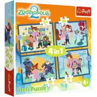Zootropolis 2 – 4 v 1, puzzle 35-48-54-70 ks – Trefl