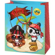 Zvířecí piráti normální velikosti exkluzivní dárková taška 11x6x14cm