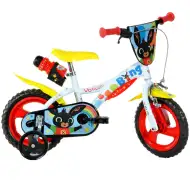 Dětské červené kolo Bing velikosti 12 - kolo Dino Bikes