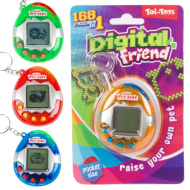 Digitální mazlíček Tamagotchi s 168 druhy zvířat v několika barevných variantách, 1 ks