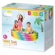 Divoká geometrie 3 kruhový bazén 147x35cm - Intex