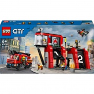 LEGO® City: Hasičská stanice a hasičské auto (60414)