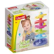 Quercetti: Sada kuličkové dráhy Spiral Tower 10 ks