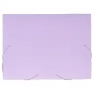 Spirit: Pastelově fialová gumičková krabice na sešity A4 s tloušťkou 30 mm.