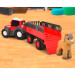 ABC Massey přepravní traktor se zvířaty s koněm - Simba Toys