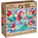 Ariel malá mořská víla 2 v 1 60dílné Eco puzzle a omalovánky 70x50 cm - Lisciani