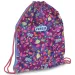 Ars Una: Jungle fialový džunglový vzorový gymnastický pytlík, sportovní taška 32x42cm
