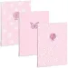 Ars Una: Soft Touch Pink Spring extra se sponkou čtverečkovaný sešit A4