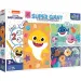 Baby Shark Super Giant oboustranné 3 v 1 puzzle 15 dílků - Trefl