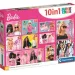 Barbie 10v1 puzzle sada - Clementoni