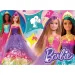 Barbie magický svět 4x48dílné maxi podlahové puzzle 35x25cm - Lisciani