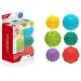 Barevná měkká míčka pro rozvoj dovedností, sada 6 kusů